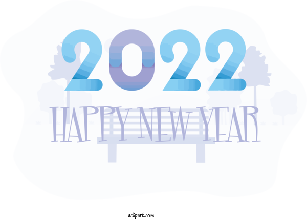 Free Holidays Logo Design Font For New Year 2022 Clipart Transparent Background