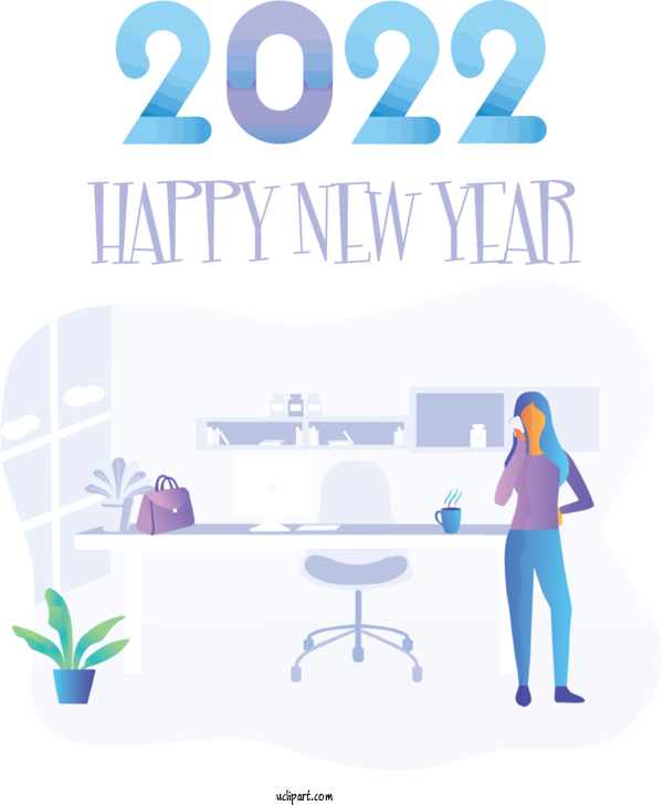 Free Holidays Transparency Drawing Design For New Year 2022 Clipart Transparent Background