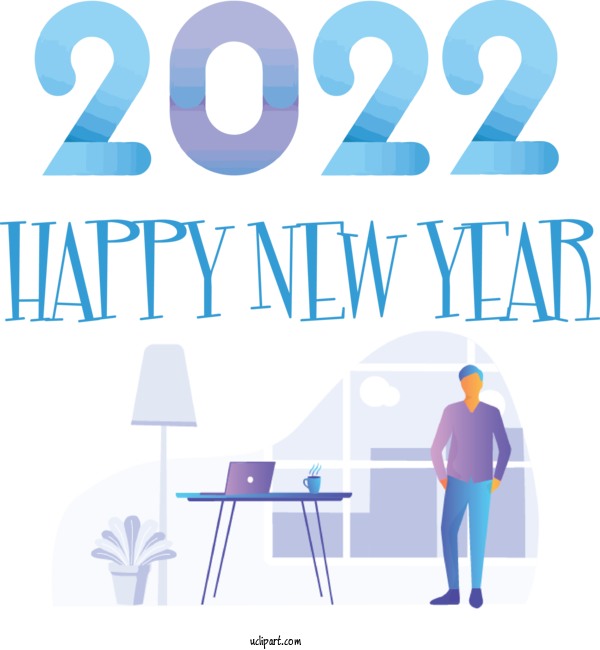 Free Holidays Design Logo Online Advertising For New Year 2022 Clipart Transparent Background