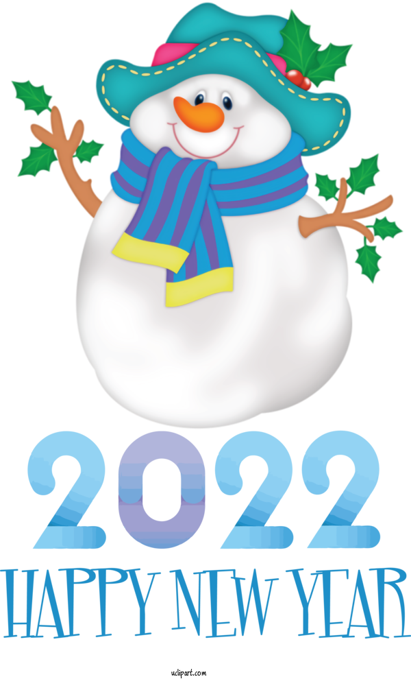 Free Holidays Transparency Snowman Christmas Day For New Year 2022 Clipart Transparent Background