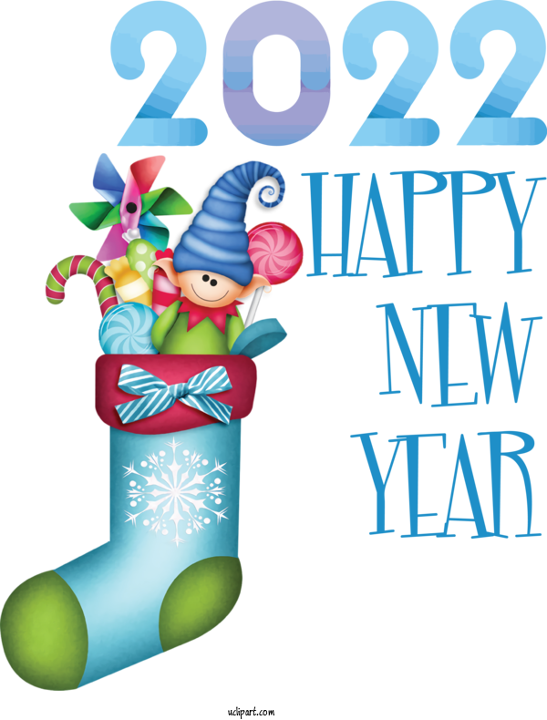 Free Holidays Christmas Day Text Happy New Year 2022 For New Year 2022 Clipart Transparent Background