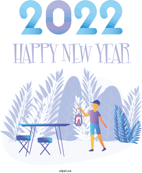 Free Holidays Cartoon Design Drawing For New Year 2022 Clipart Transparent Background