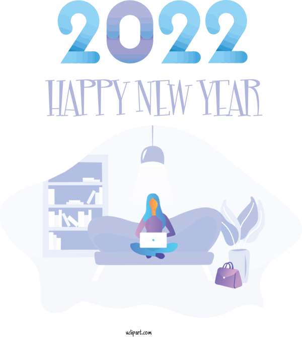 Free Holidays Logo Birds Flightless Bird For New Year 2022 Clipart Transparent Background