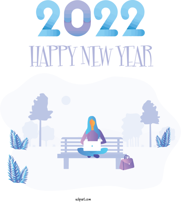 Free Holidays Design Icon Drawing For New Year 2022 Clipart Transparent Background