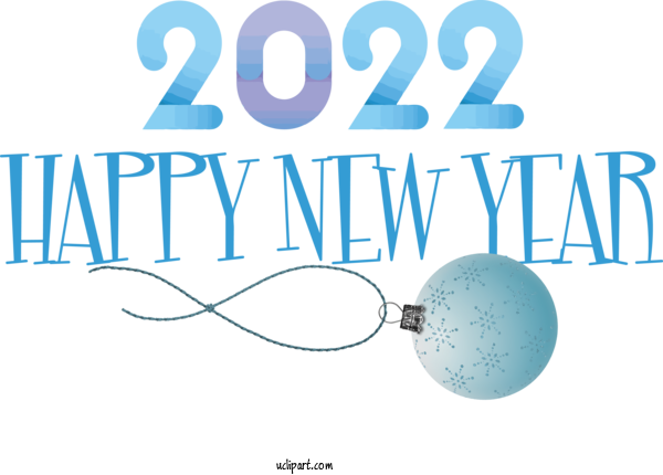 Free Holidays Logo Online Advertising Design For New Year 2022 Clipart Transparent Background