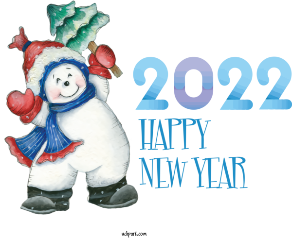 Free Holidays Snowman Christmas Day Bauble For New Year 2022 Clipart Transparent Background