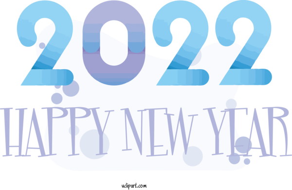 Free Holidays Design Logo Line For New Year 2022 Clipart Transparent Background
