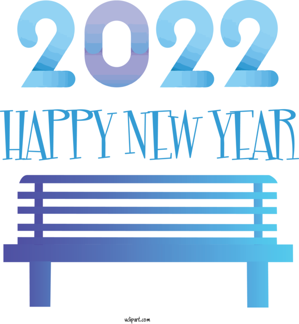 Free Holidays Logo Font Diagram For New Year 2022 Clipart Transparent Background