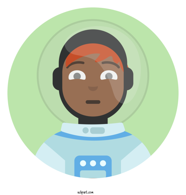 Free Occupations Cartoon Communication Forehead For Astronaut Clipart Transparent Background