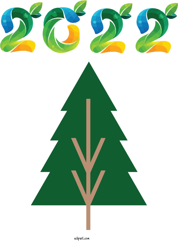 Free Holidays Christmas Tree Leaf Conifers For New Year 2022 Clipart Transparent Background