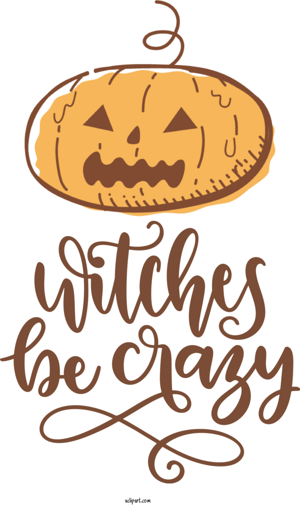 Free Holidays Design Logo Produce For Halloween Clipart Transparent Background