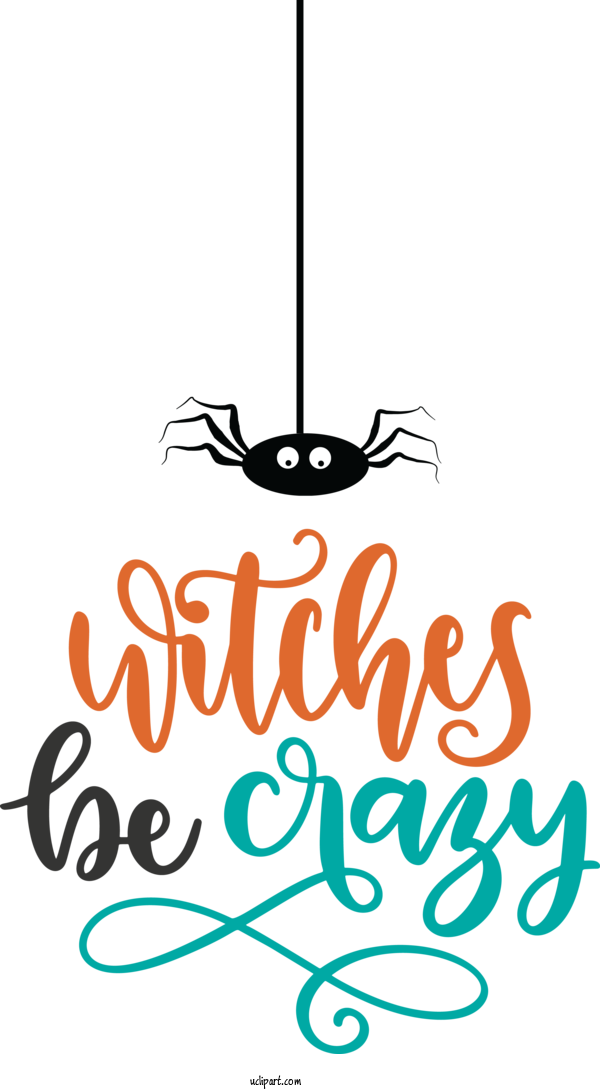 Free Holidays Calligraphy Design Line For Halloween Clipart Transparent Background