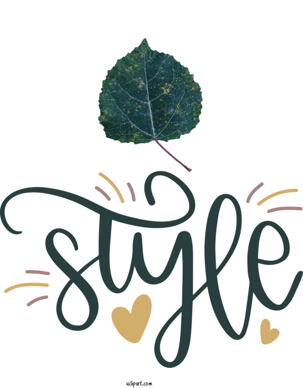 Free Clothing Logo Leaf Design For Fashion Clipart Transparent Background