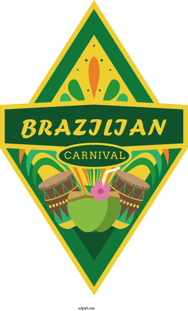 Free Holidays Logo Label.m Line For Brazilian Carnival Clipart Transparent Background