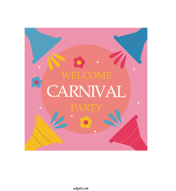 Free Holidays Logo Design Greeting Card For Brazilian Carnival Clipart Transparent Background