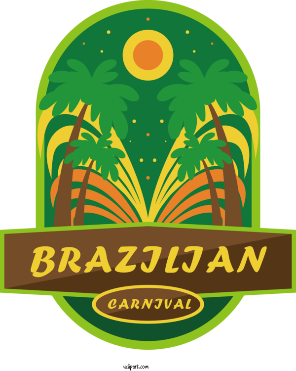 Free Holidays Logo Symbol Label.m For Brazilian Carnival Clipart Transparent Background