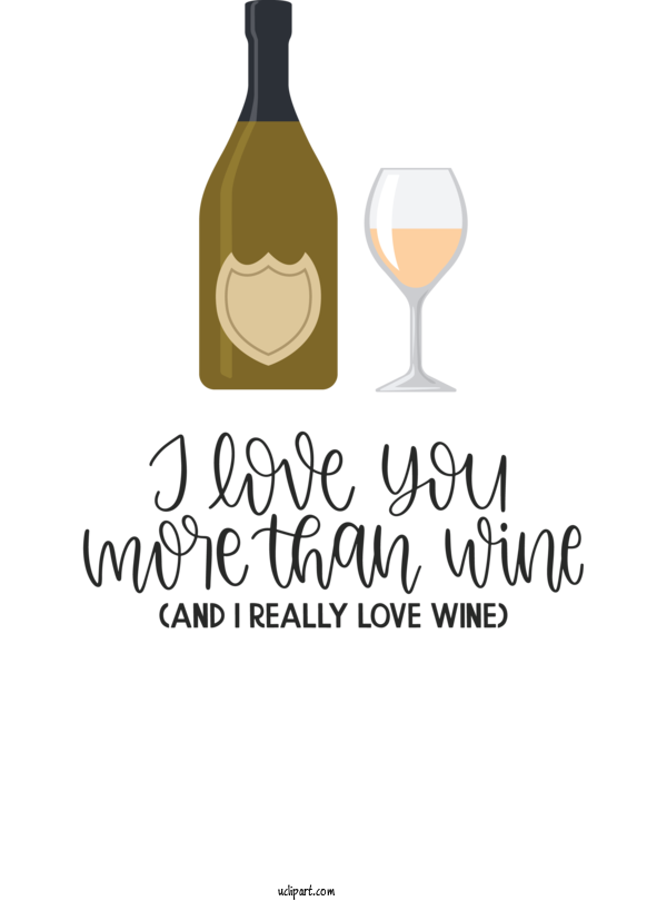 Free Drink Wine Glass Bottle Logo For Wine Clipart Transparent Background