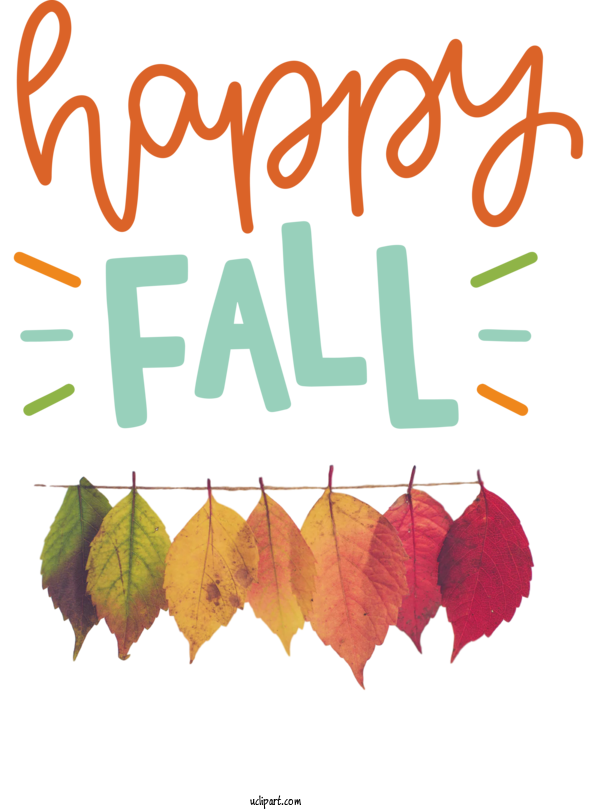 Free Nature Leaf Line Design For Autumn Clipart Transparent Background