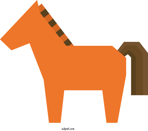Free Animals Giraffe Mustang Cartoon For Horse Clipart Transparent Background