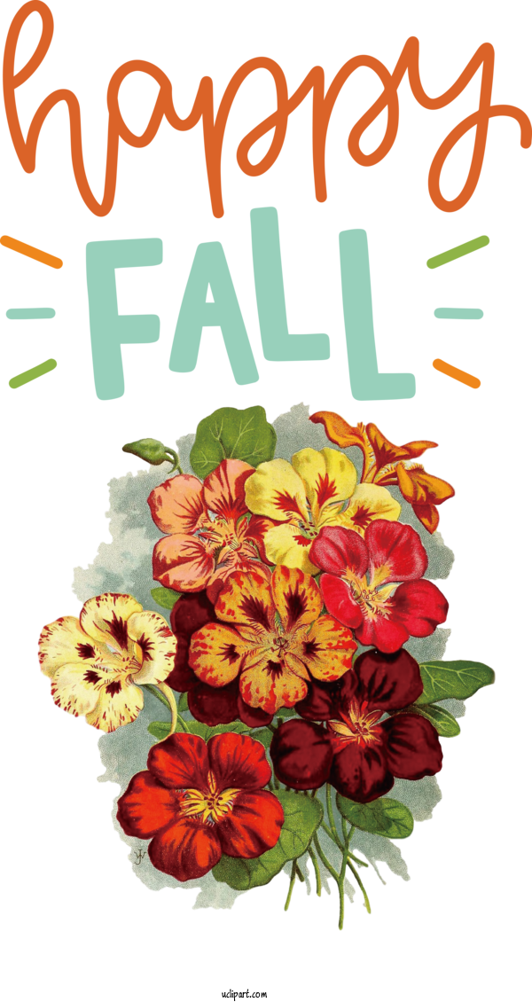 Free Nature Floral Design Flower Artificial Flower For Autumn Clipart Transparent Background