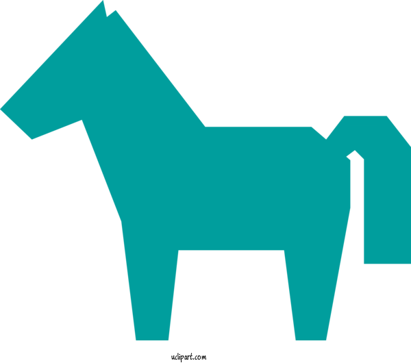 Free Animals Horse Dog Green For Horse Clipart Transparent Background