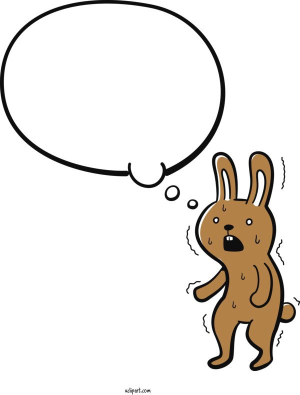 Free Animals Cartoon Drawing Rabbit For Rabbit Clipart Transparent Background
