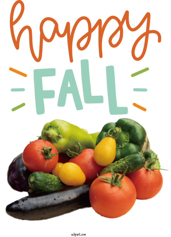 Free Nature Vegetable Vegetarian Cuisine Natural Food For Autumn Clipart Transparent Background