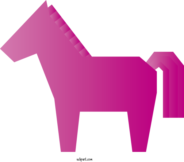 Free Animals Horse Design Line For Horse Clipart Transparent Background