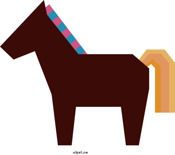 Free Animals Horse Design Cartoon For Horse Clipart Transparent Background