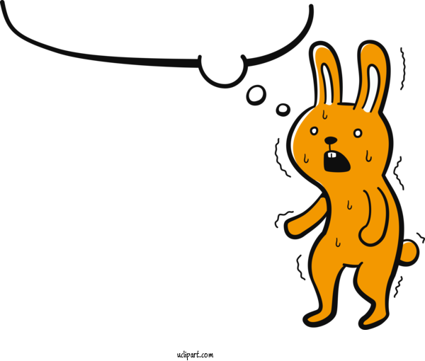 Free Animals Rabbit Cartoon Hares For Rabbit Clipart Transparent Background