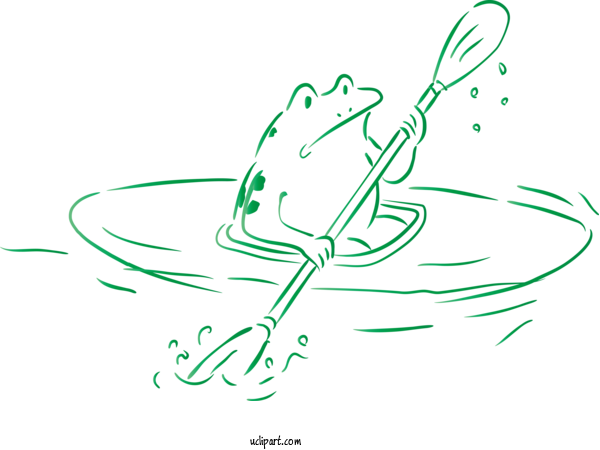 Free Animals Line Art Ukiyo E Cartoon For Frog Clipart Transparent Background