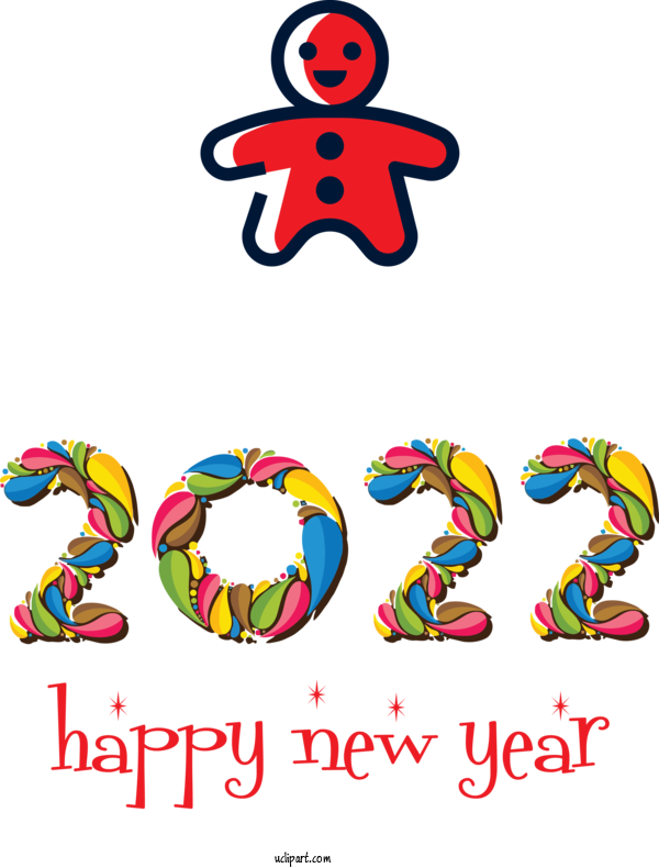 Free Holidays Symbol Design Chemical Symbol For New Year 2022 Clipart Transparent Background