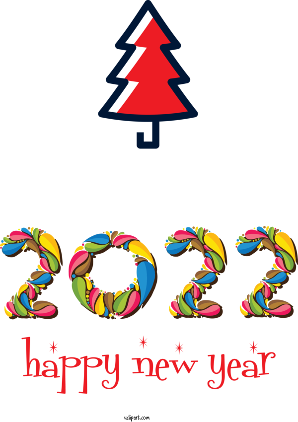 Free Holidays Symbol Line Design For New Year 2022 Clipart Transparent Background