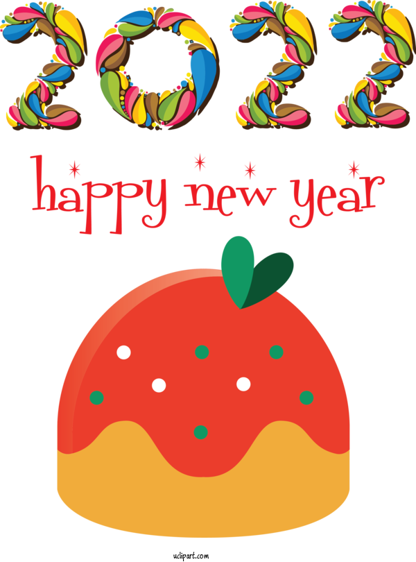 Free Holidays Line Produce Meter For New Year 2022 Clipart Transparent Background