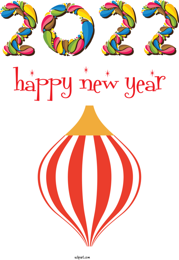 Free Holidays Line Design Symbol For New Year 2022 Clipart Transparent Background