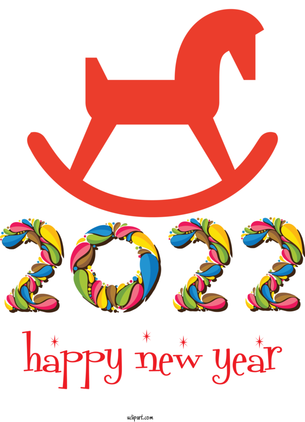 Free Holidays Logo Symbol Design For New Year 2022 Clipart Transparent Background