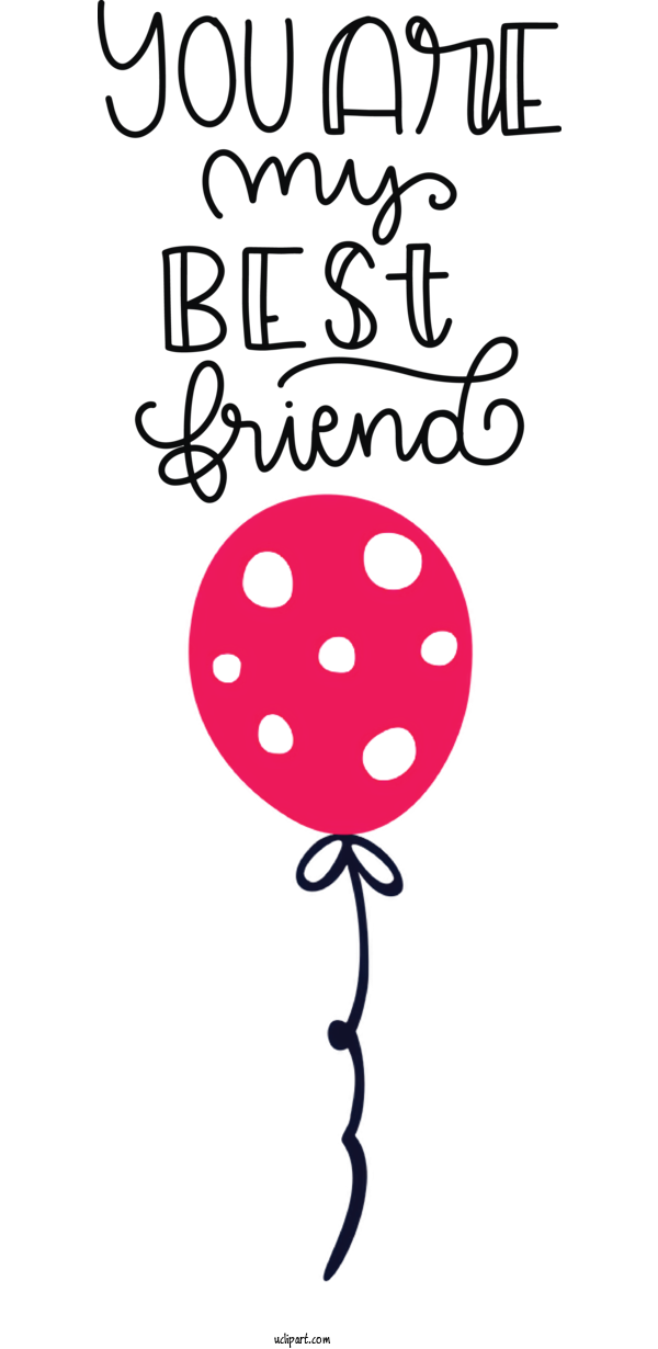 Free Holidays Design Balloon Line For Friendship Day Clipart Transparent Background