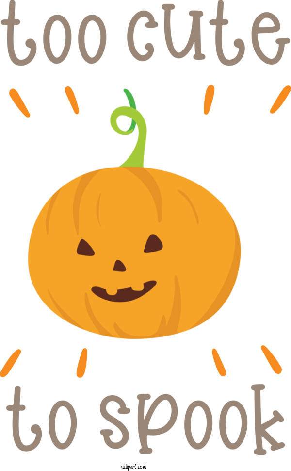 Free Holidays Vegetable Pumpkin Produce For Halloween Clipart Transparent Background