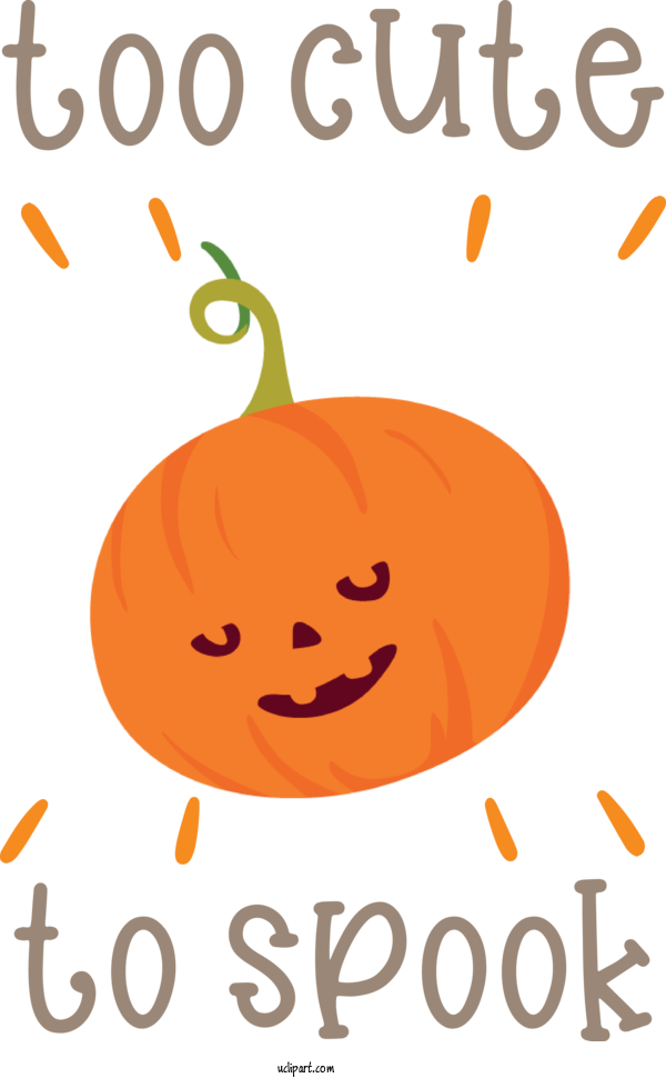Free Holidays Vegetarian Cuisine Pumpkin Vegetable For Halloween Clipart Transparent Background