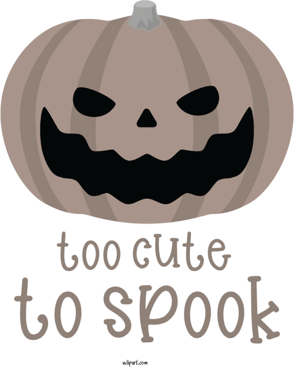 Free Holidays Cartoon Logo Produce For Halloween Clipart Transparent Background