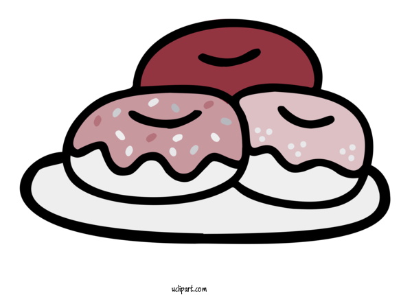 Free Food Smile  Cartoon For Dessert Clipart Transparent Background