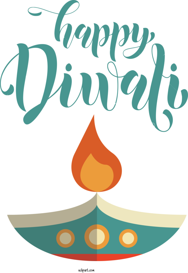 Free Holidays Logo Design Teal For Diwali Clipart Transparent Background