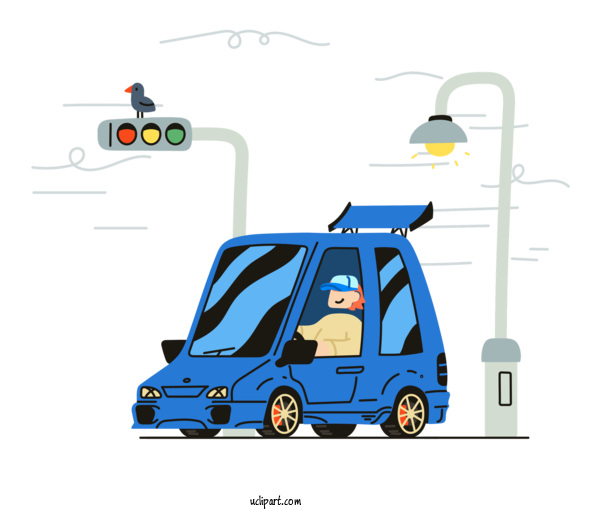 Free Transportation Cartoon Design Creativity For Car Clipart Transparent Background