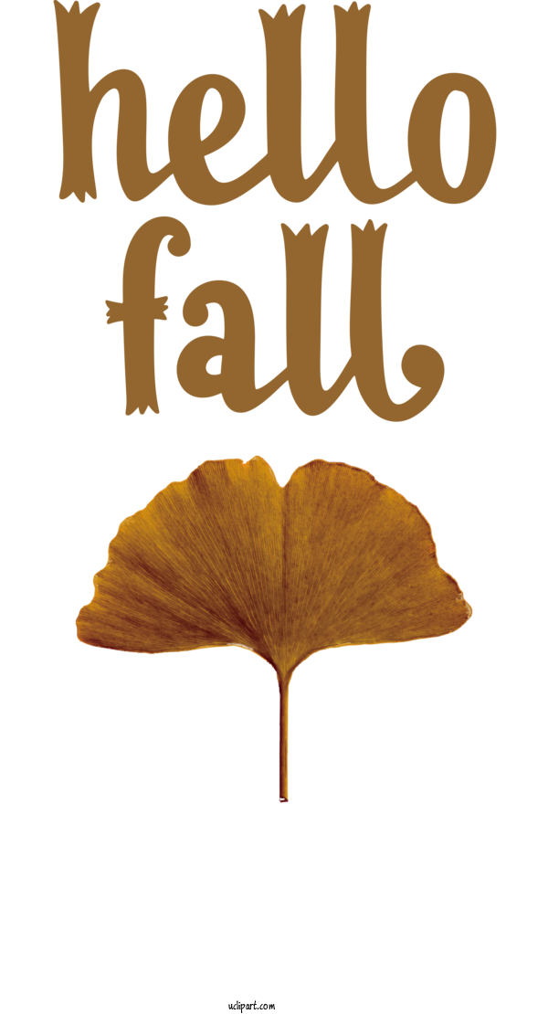 Free Nature Leaf Font Tree For Autumn Clipart Transparent Background