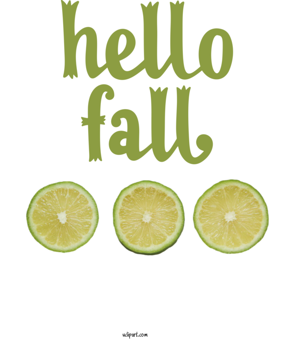 Free Nature Persian Lime Citric Acid Key Lime For Autumn Clipart Transparent Background