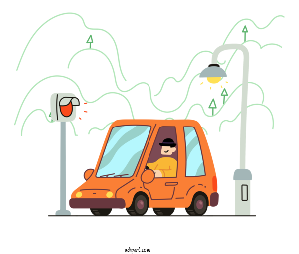 Free Transportation Helloo App  Design For Car Clipart Transparent Background