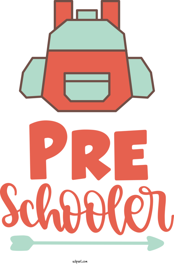 Free School Logo Design Line For Kindergarten Clipart Transparent Background