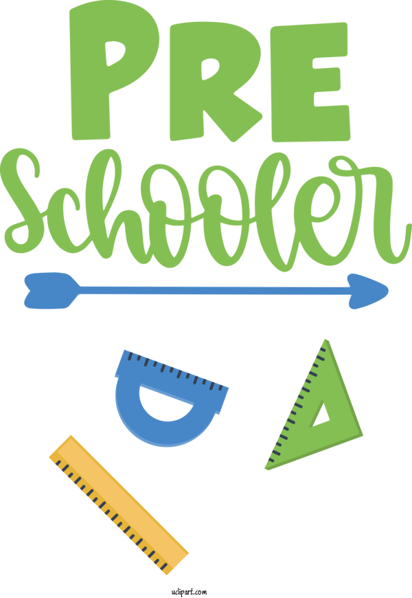 Free School Logo Diagram Green For Kindergarten Clipart Transparent Background