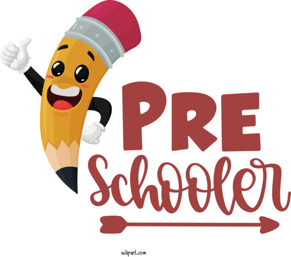 Free School Cartoon Logo Line For Kindergarten Clipart Transparent Background