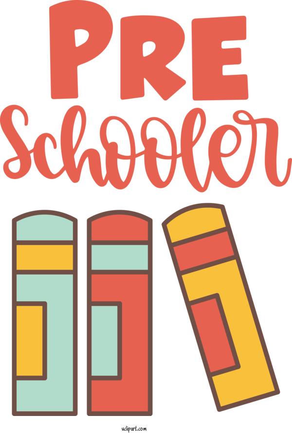 Free School Logo Design Yellow For Kindergarten Clipart Transparent Background